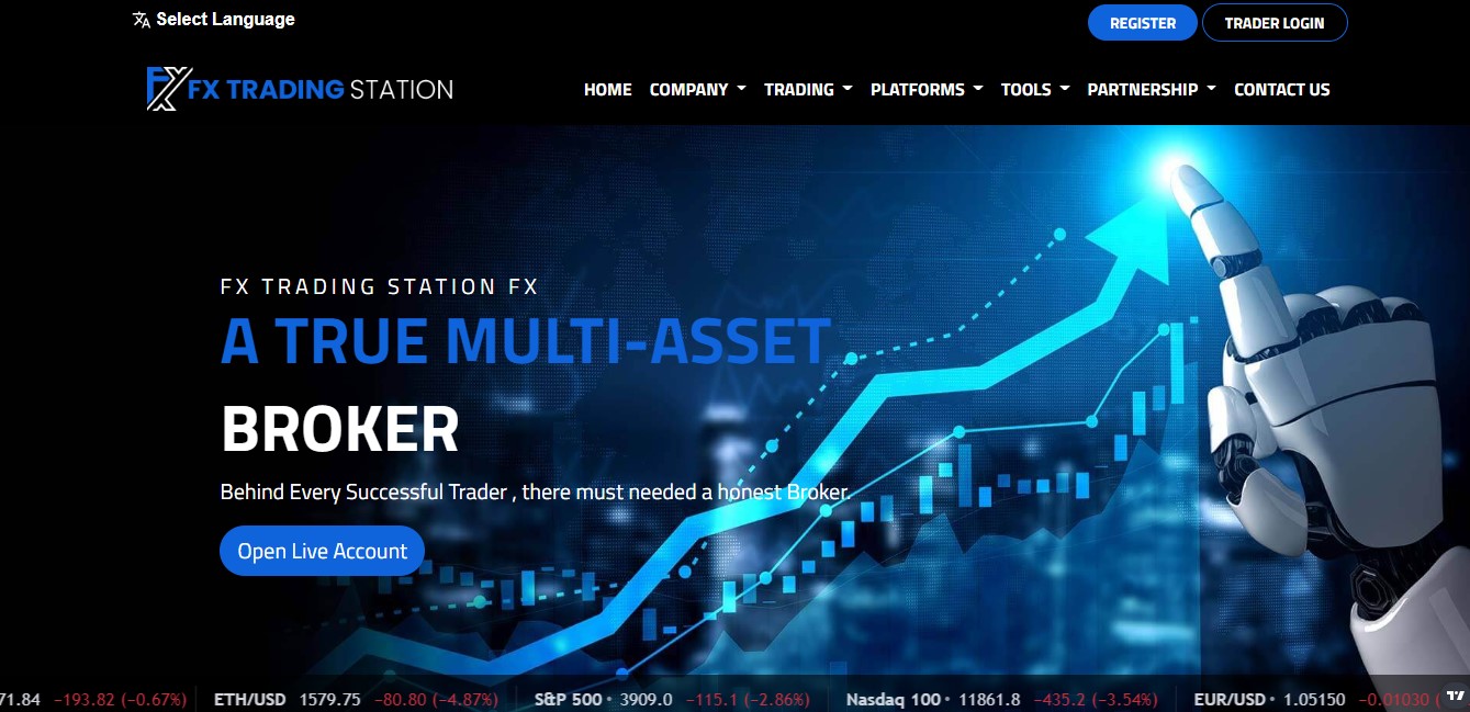 FX Trading Station website