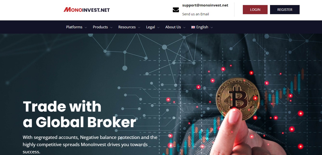 MonoInvest website